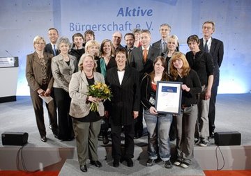 Preisverleihung der Aktiven Bürgerschaft. Bildnachweis: Kai Bienert